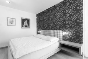 Dispoziční úpravy a návrh interiéru domu pro tatínka